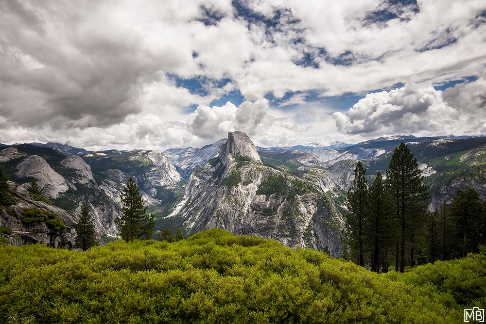 Hügel und Berge Half Dome Yosemite California USA
